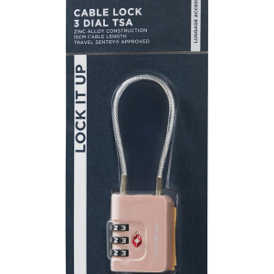 Samsonite Ta Revolution Lucchetto a cavo TSA con codice a 3 cifre