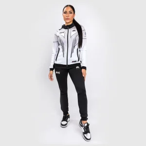 Felpa con cappuccio UFC Venum Authentic Fight Night 2.0 Donna - Bianco