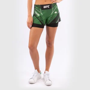 Fightshorts Donna UFC Venum Authentic Fight Night - Vestibilità Corta - Verde
