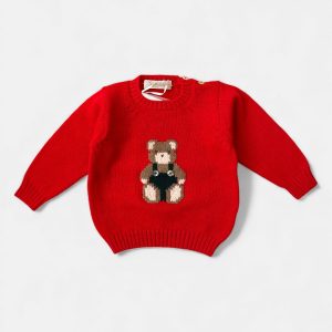 Maglione lana Orsetto di Natale