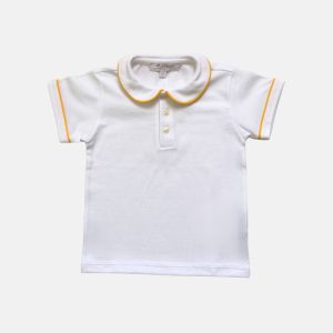 Polo bimbo profilo giallo