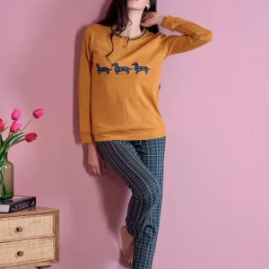 Pigiama da donna a manica lunga Oronero OD485